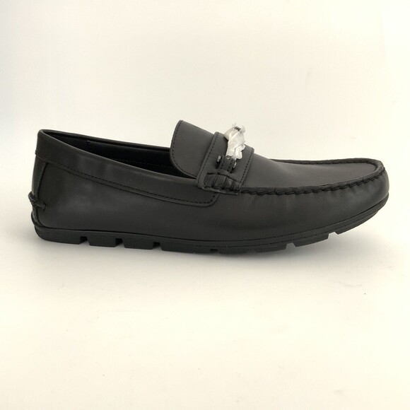 Coach Leather Mott Loafer Dark Saddle Dress Shoes Men 10.5D main image 9